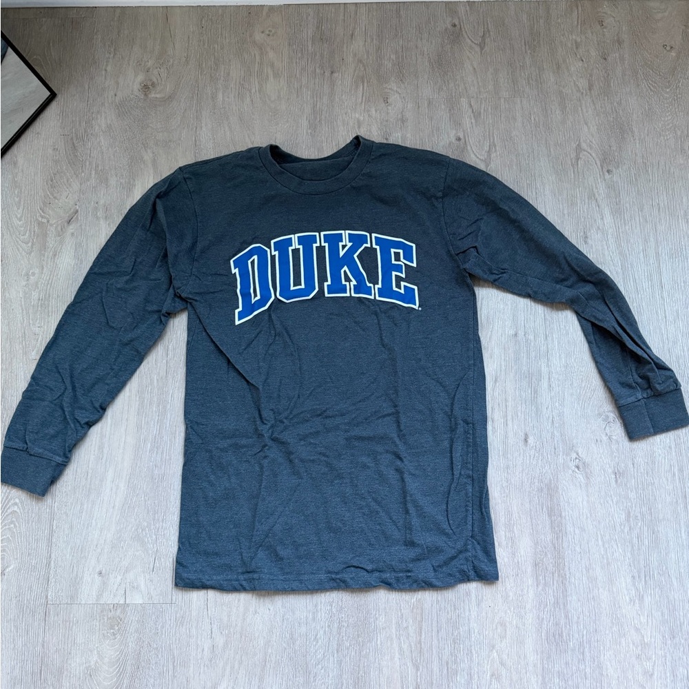 Duke University Charcoal Long Sleeve Unisex Shirt